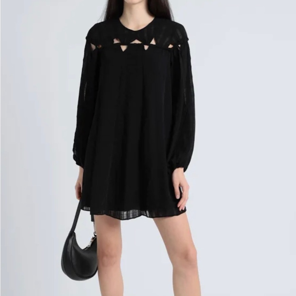Topshop Swing dress with cutouts